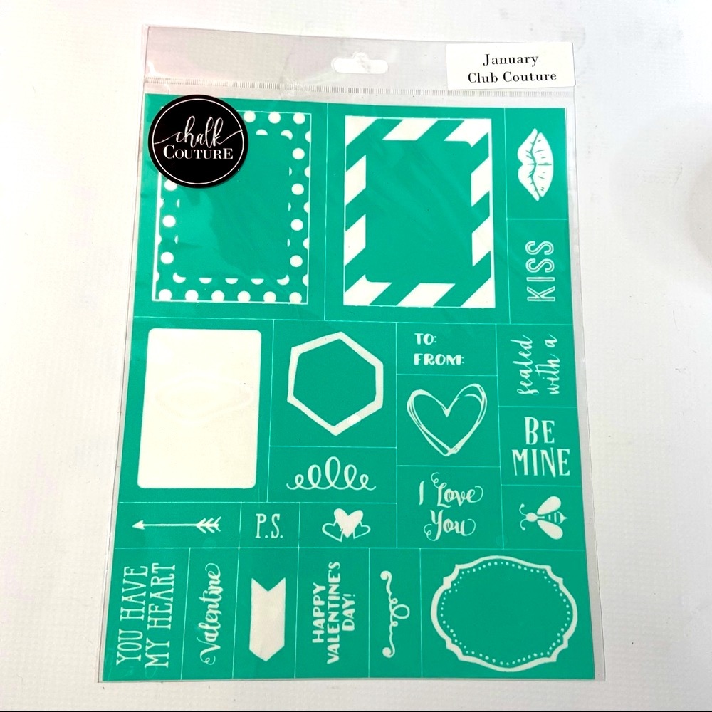 Chalk Couture Build A Valentine Retired Transfer